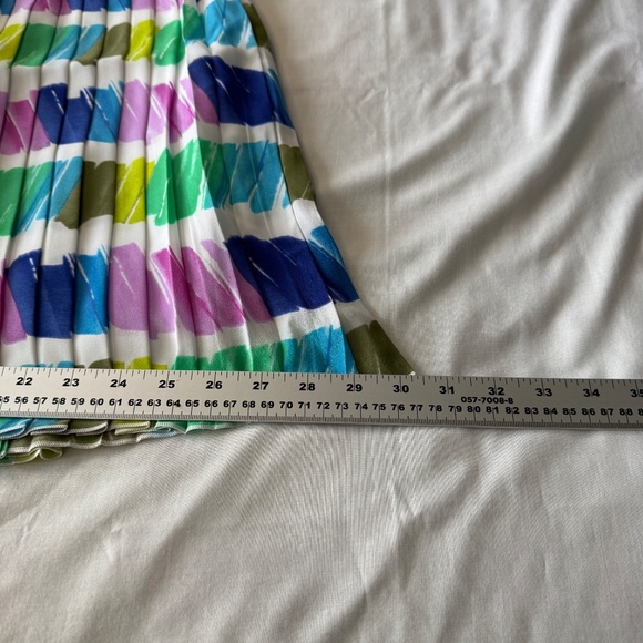 Lord & Taylor 424 Fifth Women's 8 Accordion Pleated Rainbow Skirt Festival Artsy - Picture 13 of 14